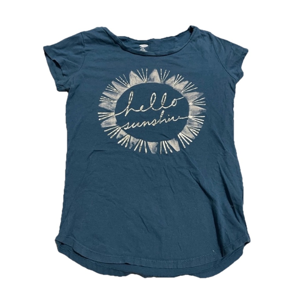 Girls Old Navt T-shirt